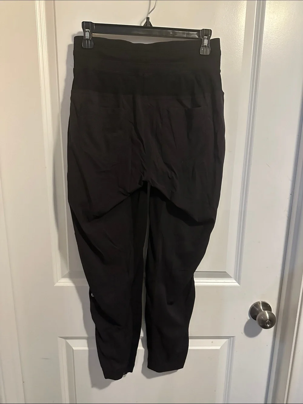 lululemon athletica Black Track Joggers with Drawstring Waist